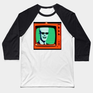 Max Headroom Incident Baseball T-Shirt